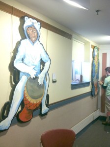 Murals at Library
