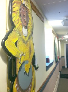 lion at library